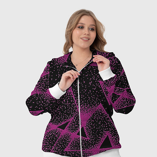 Женский костюм The triangle is pink / 3D-Белый – фото 3