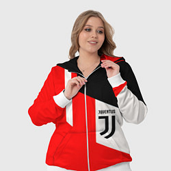 Женский 3D-костюм Juventus sport geometry, цвет: 3D-белый — фото 2