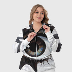 Женский 3D-костюм Глаз и щупальца - психоделика, цвет: 3D-белый — фото 2