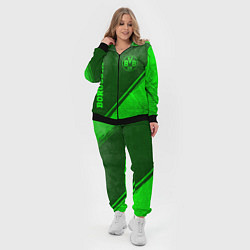 Женский 3D-костюм Borussia - green gradient вертикально, цвет: 3D-черный — фото 2