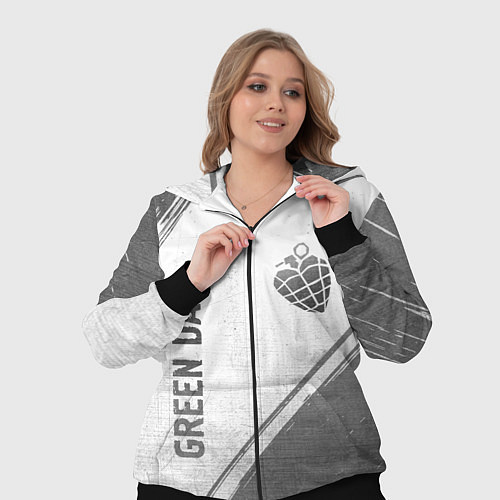 Женский костюм Green Day - white gradient вертикально / 3D-Черный – фото 3