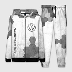 Женский 3D-костюм Volkswagen - white gradient вертикально, цвет: 3D-черный