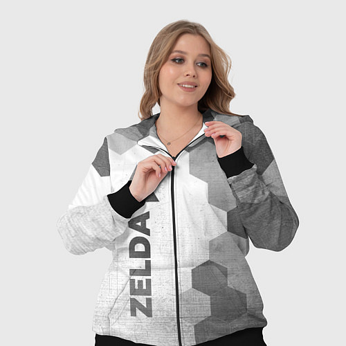 Женский костюм Zelda - white gradient по-вертикали / 3D-Черный – фото 3