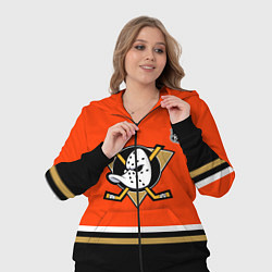 Женский 3D-костюм Анахайм Дакс хоккей, цвет: 3D-черный — фото 2