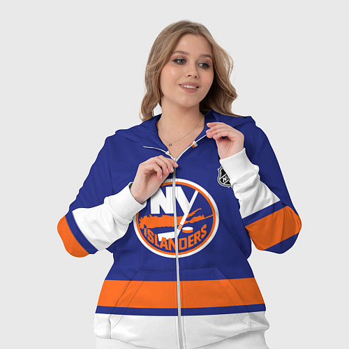 Женский костюм Нью Йорк Айлендерс хоккей / 3D-Белый – фото 3
