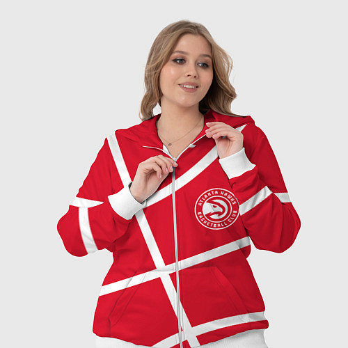 Женский костюм Atlanta Hawks NBA team / 3D-Белый – фото 3