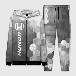 Женский 3D-костюм Honda - grey gradient по-вертикали, цвет: 3D-черный