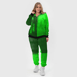 Женский 3D-костюм Hollywood Undead - green gradient по-вертикали, цвет: 3D-черный — фото 2