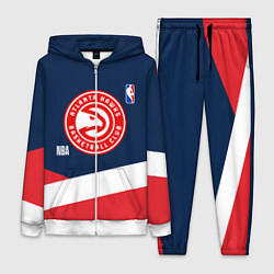 Женский 3D-костюм Atlanta Hawks NBA basketball, цвет: 3D-белый