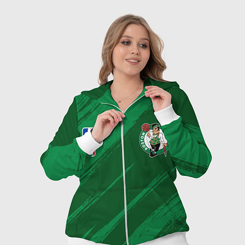 Женский костюм Boston Celtics NBA basketball / 3D-Белый – фото 3