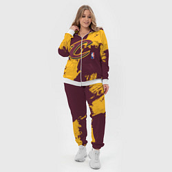 Женский 3D-костюм Cleveland Cavaliers NBA team, цвет: 3D-белый — фото 2