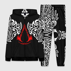 Женский 3D-костюм Силуэт ворона - Aссасинс Крид, цвет: 3D-черный