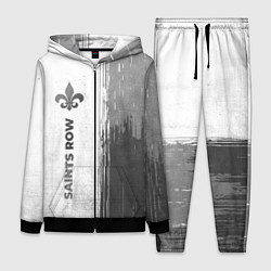 Женский 3D-костюм Saints Row - white gradient по-вертикали, цвет: 3D-черный