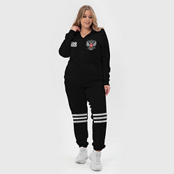 Женский 3D-костюм Россия три полоски, цвет: 3D-черный — фото 2