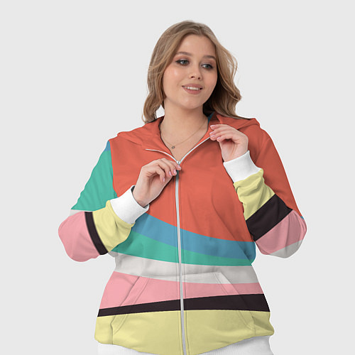 Женский костюм Спектр июнь / 3D-Белый – фото 3