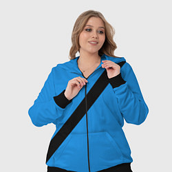 Женский 3D-костюм Пристегнутый ремень безопасности, синий, цвет: 3D-черный — фото 2