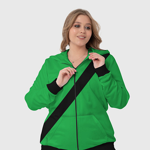 Женский костюм Ремень безопасности, зеленый / 3D-Черный – фото 3