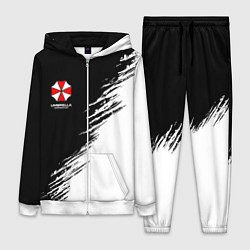 Женский 3D-костюм Umbrella Corp - black and white, цвет: 3D-белый