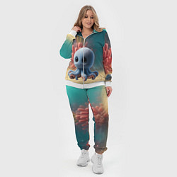 Женский 3D-костюм Блуберрини Октопусини мем, цвет: 3D-белый — фото 2