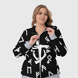 Женский 3D-костюм Doom магические символы, цвет: 3D-меланж — фото 2