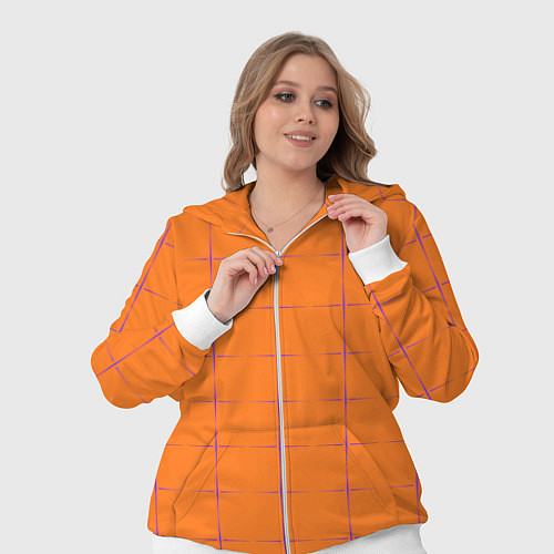 Женский костюм Color orange stripe / 3D-Белый – фото 3