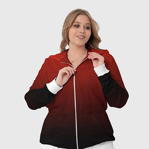 Женский костюм Red gradient / 3D-Белый – фото 3