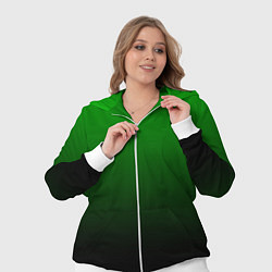 Женский 3D-костюм Green gradient, цвет: 3D-белый — фото 2