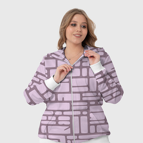 Женский костюм Кирпичная кладка / 3D-Белый – фото 3