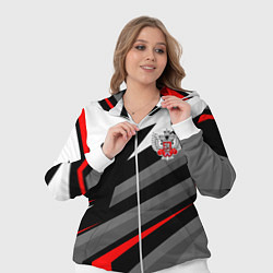 Женский 3D-костюм Федерация бокса - спортивный, цвет: 3D-белый — фото 2