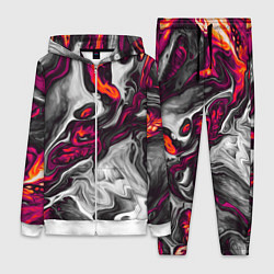 Женский 3D-костюм Разводы, цвет: 3D-белый