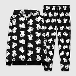 Женский 3D-костюм Annoying dog pattern - Undertale, цвет: 3D-черный
