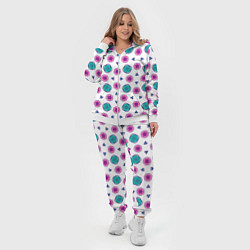 Женский 3D-костюм Цветочно-геометрический паттерн, цвет: 3D-белый — фото 2