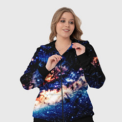 Женский 3D-костюм Бесконечный космос и туманность, цвет: 3D-черный — фото 2