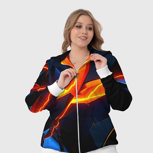 Женский костюм Plate fractures / 3D-Белый – фото 3