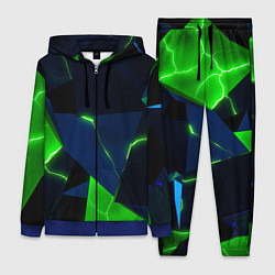 Женский костюм Neon tile green