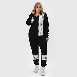 Женский 3D-костюм Ювентус символы гейм, цвет: 3D-черный — фото 2