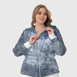 Женский 3D-костюм Абстракция - gray-blue, цвет: 3D-белый — фото 2