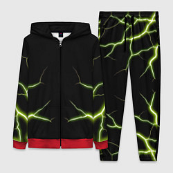 Женский костюм Color green black