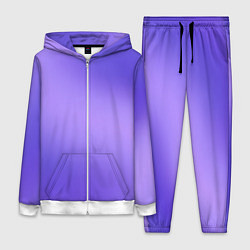 Женский 3D-костюм Color purple gradient, цвет: 3D-белый