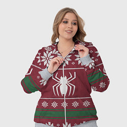 Женский 3D-костюм Рождественский свитер Человека паука, цвет: 3D-меланж — фото 2