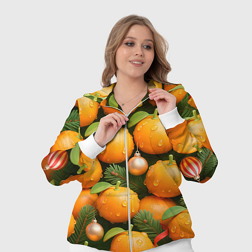 Женский костюм Мандариновое настроение / 3D-Белый – фото 3