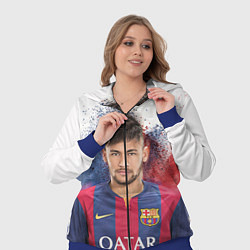 Женский 3D-костюм Neymar FCB, цвет: 3D-синий — фото 2