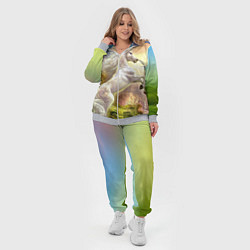 Женский 3D-костюм Радужный единорог, цвет: 3D-меланж — фото 2