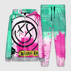 Женский 3D-костюм Blink-182: Purple Smile, цвет: 3D-меланж