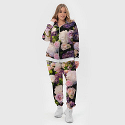 Женский 3D-костюм Весенние цветы, цвет: 3D-белый — фото 2