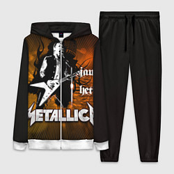 Женский 3D-костюм Metallica: James Hetfield, цвет: 3D-белый