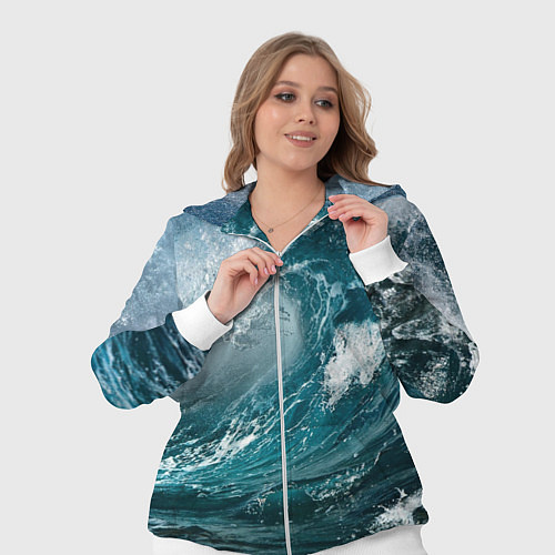 Женский костюм Волна / 3D-Белый – фото 3