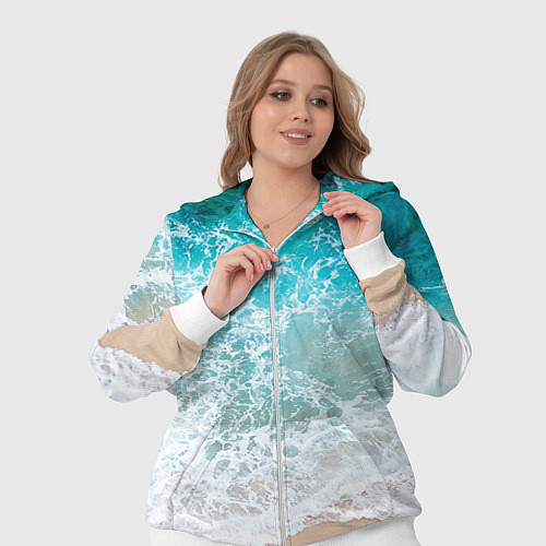 Женский костюм Берег / 3D-Белый – фото 3