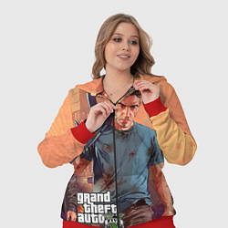 Женский 3D-костюм GTA 5: Gangsta, цвет: 3D-красный — фото 2