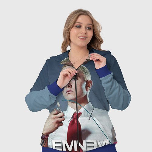 Женский костюм Eminem Fire / 3D-Синий – фото 3